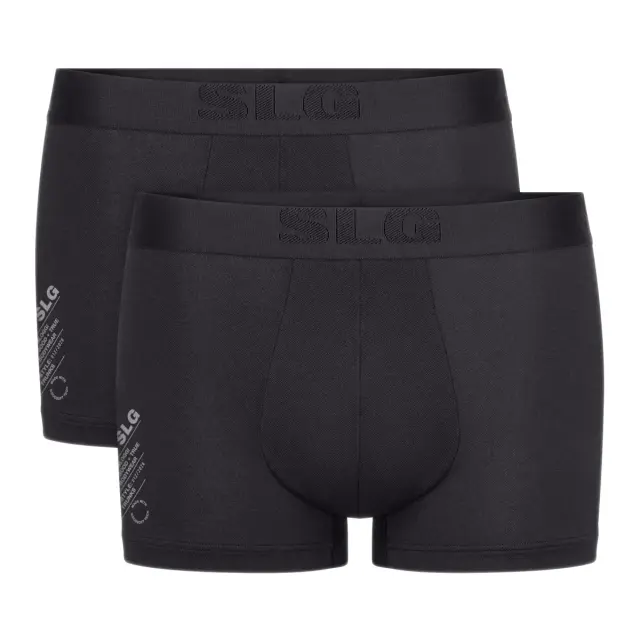 Sloggi Ανδρικό Boxer SLG Base Soft Trunk - Διπλό Πακέτο, Χρώμα Μαύρο