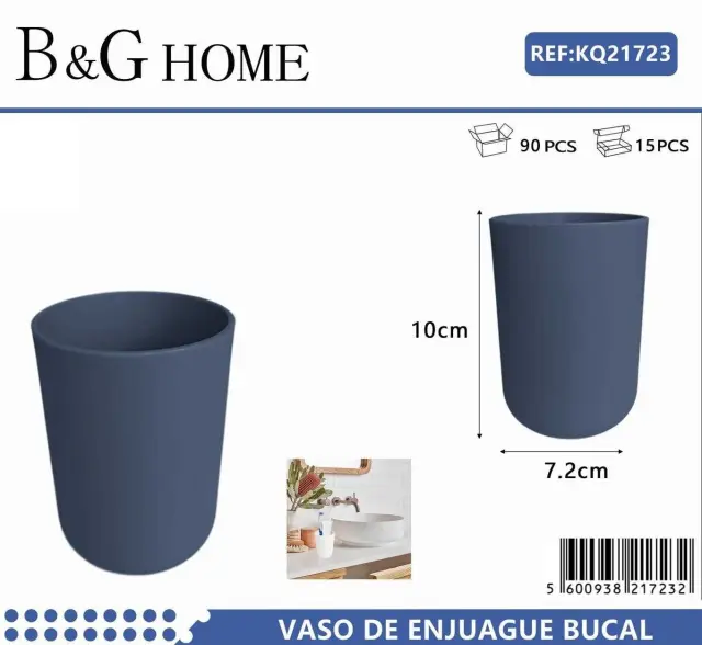 Θήκες οδοντόβουρτσας πλαστικές σε σετ 5Χ - Blue - 21723 2