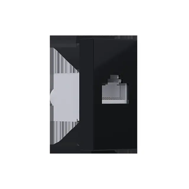 MODYS ΠΡΙΖΑ ΔΙΚΤΥΟΥ ΜΑΥΡΗ ΜΑΤ RJ45 CAT.6A IP20 ΜΕ ΘΩΡΑΚΙΣΗ / 10101312330