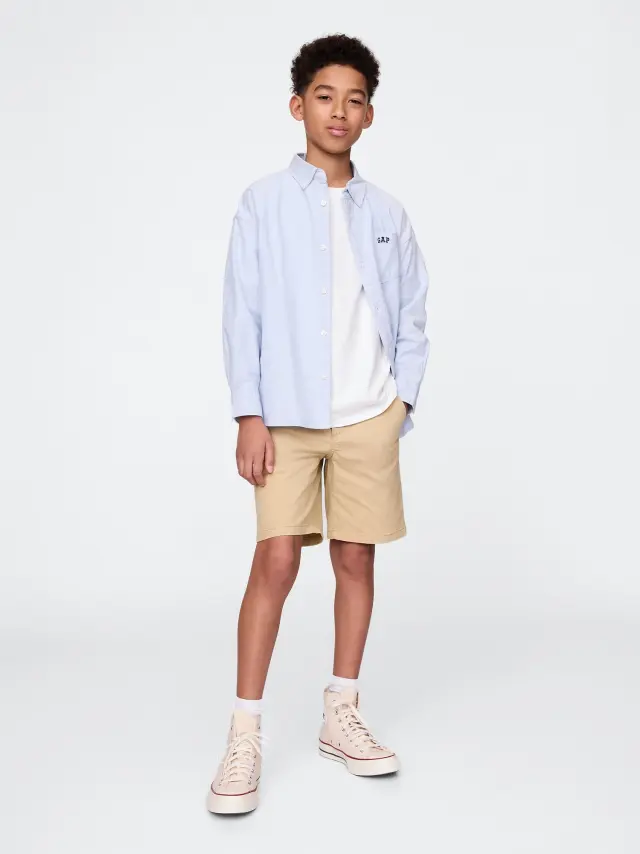 Παιδικό 7" Relaxed Khaki Σορτς Iconic khaki