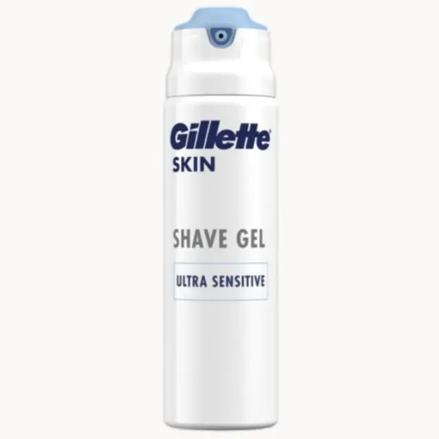 Gillette Skin Ultra Sensitive Gel Gel Ξυρίσματος Για Πολύ Ευαίσθητη Επιδερμίδα 200ml