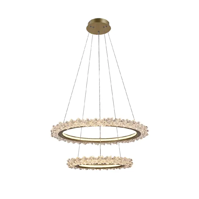 ΚΡΕΜΑΣΤΟ ΦΩΤΙΣΤΙΚΟ ACA HM251786G ΧΡΥΣΟ LED 45W 2700K-3000K-4000K IP20 D60XH120CM / HM251786G