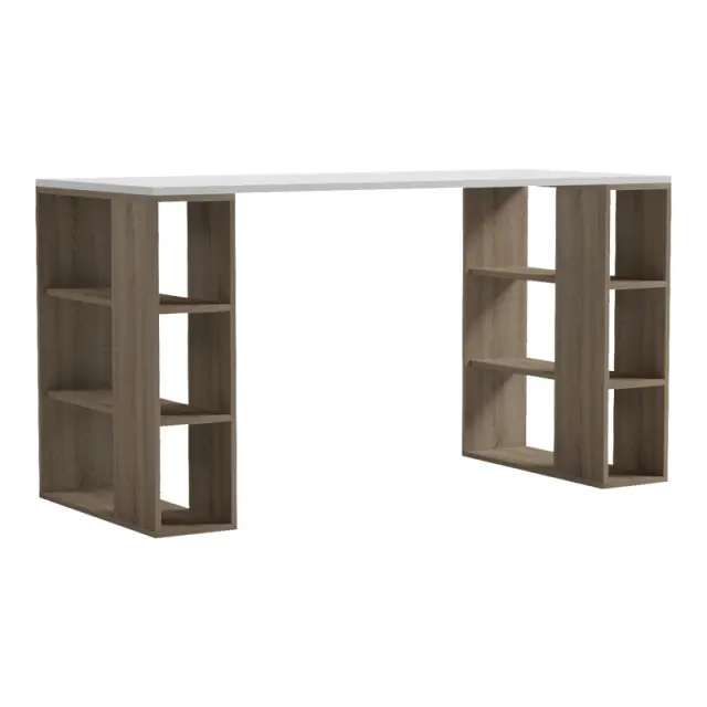 Γραφείο εργασίας Praga pakoworld sonoma-λευκό 140x60x75εκ