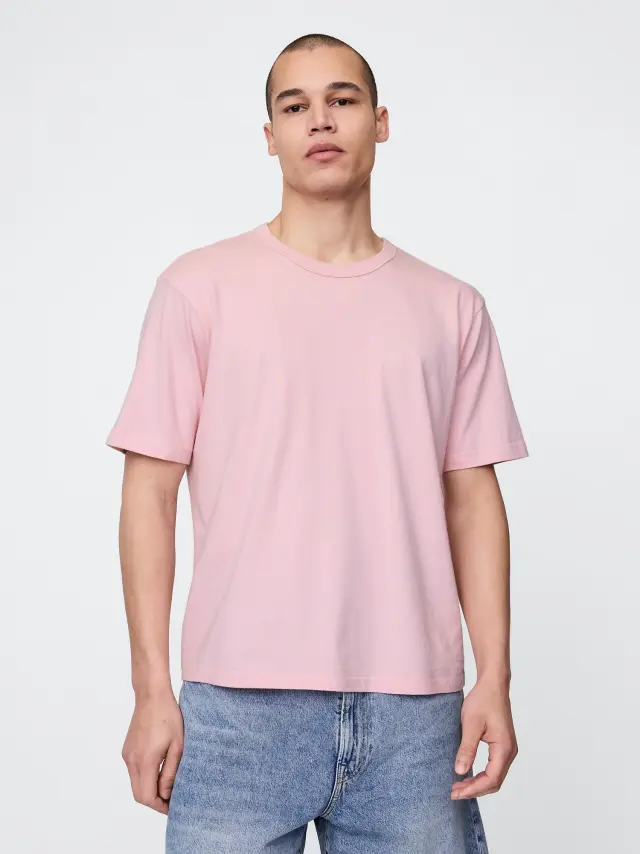 Ροζ Original Μπλούζα από 100% Οργανικό Βαμβάκι Rose mist pink - L