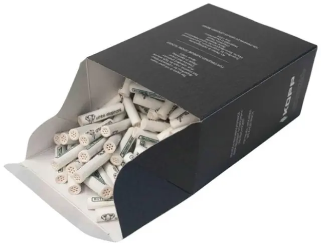 Elephant Active Charcoal Φιλτράκια για Πίπα καπνού 9mm - XXL Pack 250 τεμ. 2