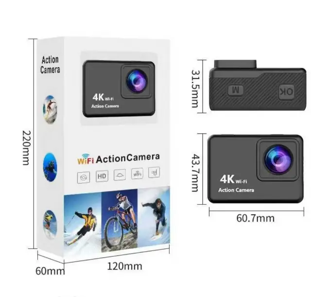 Action camera - V22 - 4K - WiFi - 812853 2