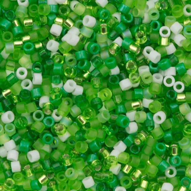 Χάντρα Miyuki Delica 11/0 - DB9086 - Lime Zest Mix ~7gr