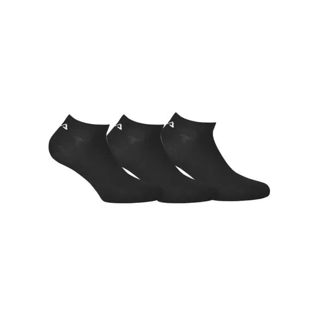 FILA Unisex Κάλτσες Σουμπά Invisible Plain - 3 Ζεύγη, Χρώμα Μαύρο - 35-38