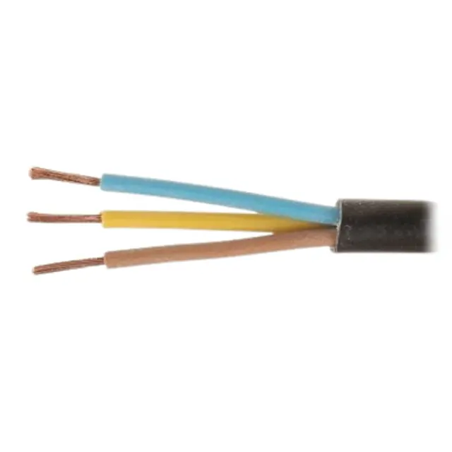 Electric Cable OMY 3*0.75 Black