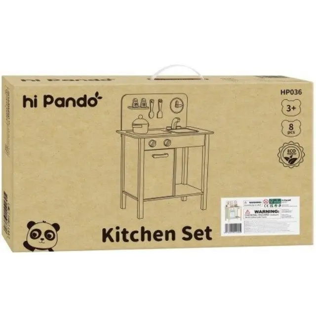 Hi Pando Σετ Ξύλινη Κουζίνα HP036 3