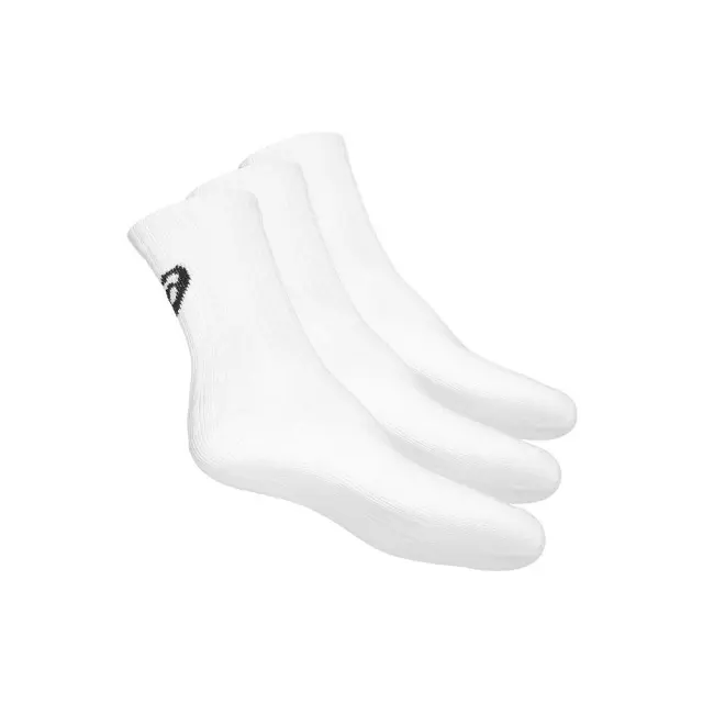 Asics Unisex 3 Pair Pack Cushioned Crew Socks Άσπρο 155204-0001 (Asics) 2