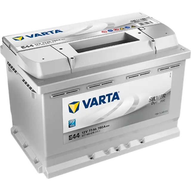 VARTA SILVERLINE ΔΕΞ. ΜΠΑΤΑΡΙΕΣ E44 (77Ah/780A) 278x175x190mm
