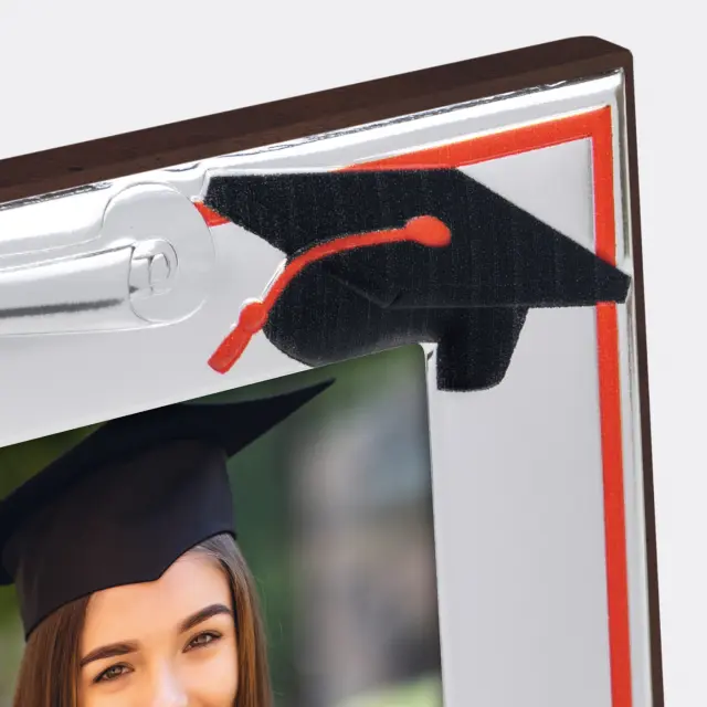 κορνίζα αποφοίτησης , Graduation , επάργυρη ματ 15Χ20 για φωτογραφία 15x20 (LATINA) 2