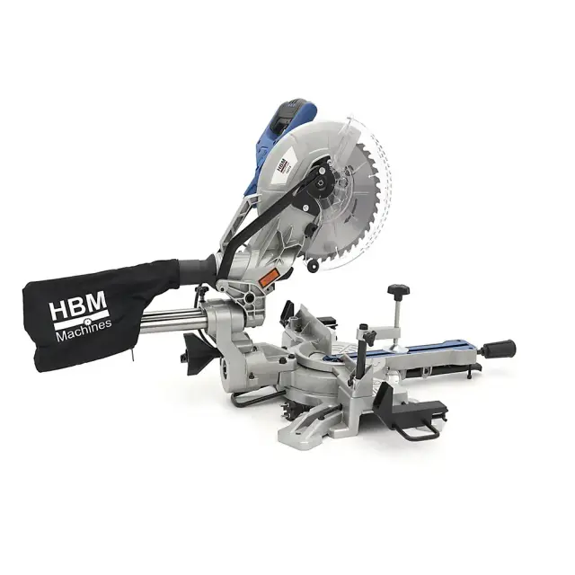 Φαλτσοπρίονο Συρόμενο HBM Radial 254 x 70 mm με Laser (1800W) 2