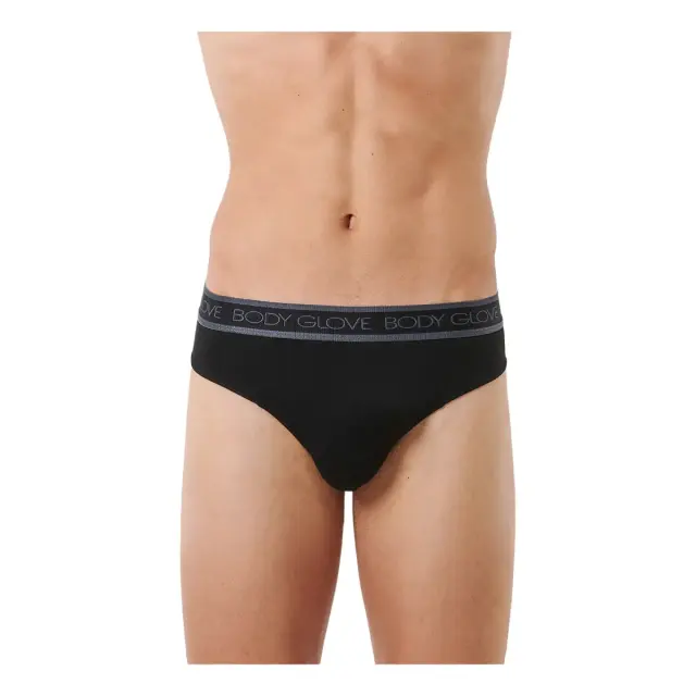 Body Glove Ανδρικό Slip Logo Band - Διπλό Πακέτο, Χρώμα Μαύρο-Μαύρο - L 2