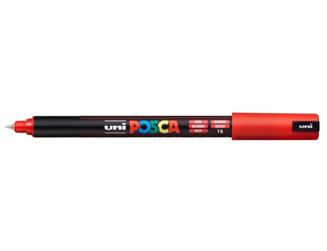 Μαρκαδόροι Σχεδίου Uni Posca PC-1MR με πάχος μύτης 0.7mm - 3 τεμάχιαPC-1MR/3P 3