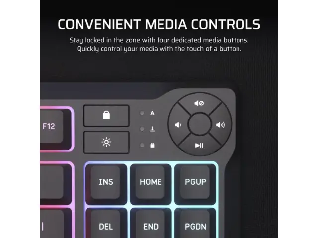 Corsair Keyboard K55 Core TKL (RGB) (CH-9216065-NA) 3