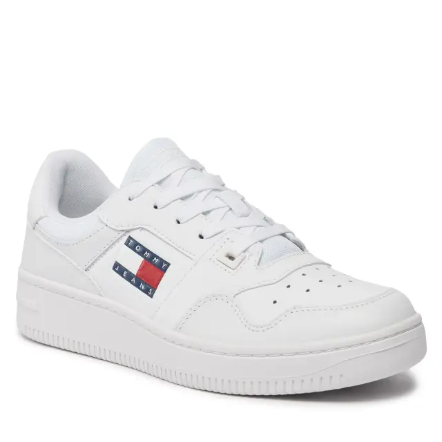 Tommy Hilfiger - Γυναικεία Sneakers Retro Basket EN0EN02505-YBS Λευκό 2