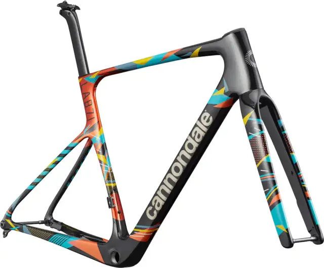 ΣΚΕΛΕΤΟΣ CANNONDALE SUPERSIX EVO LAB71 700c 026-027 - ΜΑΥΡΟ-ΠΟΡΤΟΚΑΛΙ - 56 2