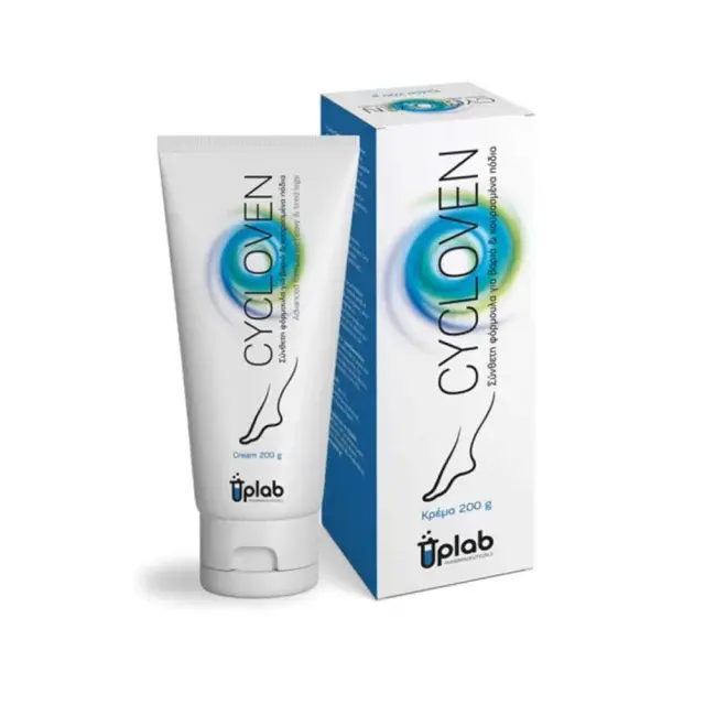 Uplab Pharmaceuticals Cycloven Κρέμα για Κουρασμένα Άκρα, Κιρσούς & Ευρυαγγείες 200gr