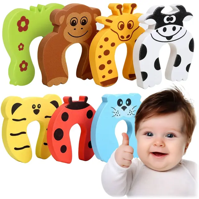 Ricokids Προστατευτικά για πόρτες Ζωάκια Σετ 7τμχ