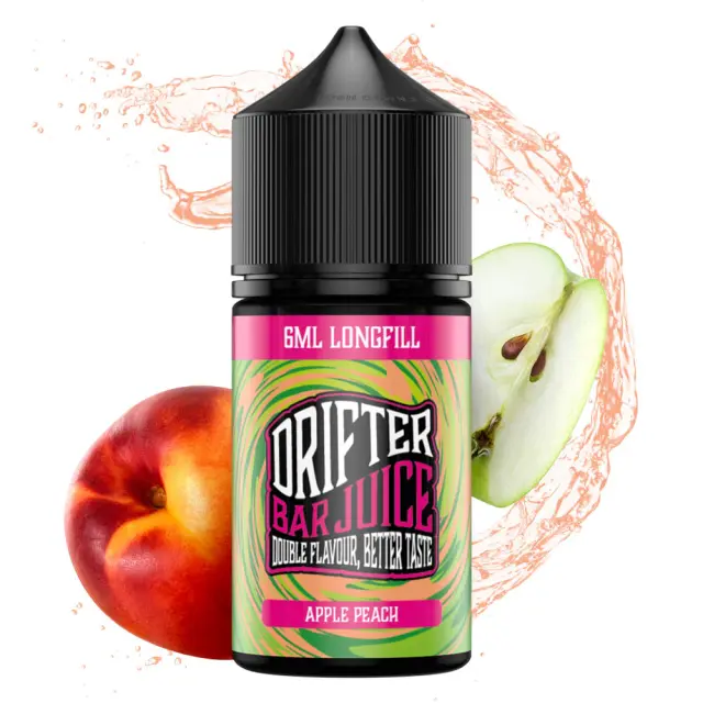 Apple Peach 6ml (30ml) - Drifter Bar Juice Flavorshots