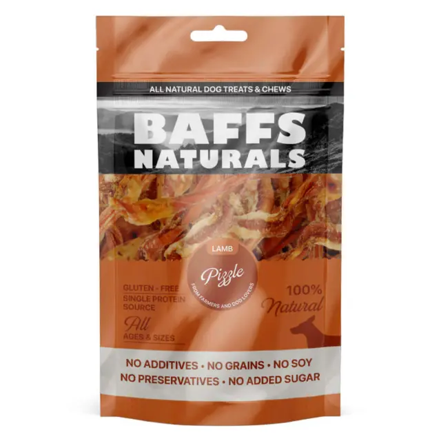 Baffs Naturals Lamb Pizzle 100gr