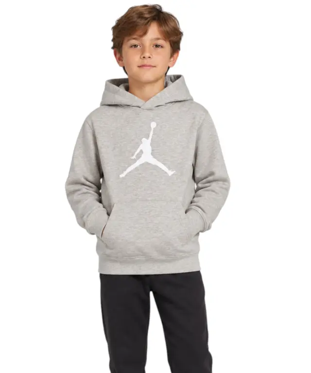 Jordan - Παιδική Μπλούζα Φούτερ Brooklyn 95G386-C87 Γκρι
