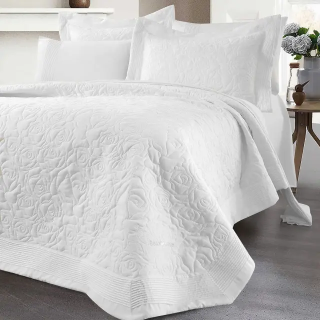 Beauty Home Νυφικό σετ 7 τμχ Rose Art 12500 230x250 Λευκό
