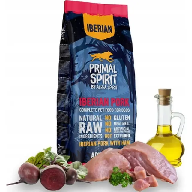 PRIMAL SPIRIT Iberian 70% Pork Ham &ndash; semi-moist dog food &ndash; 1 kg 3