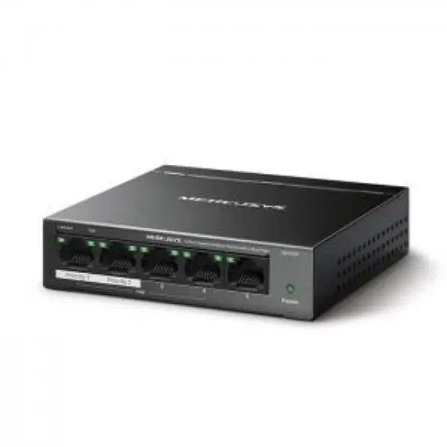 Mercusys 5-Port Gigabit Desktop Switch with 4-Port PoE+ 2