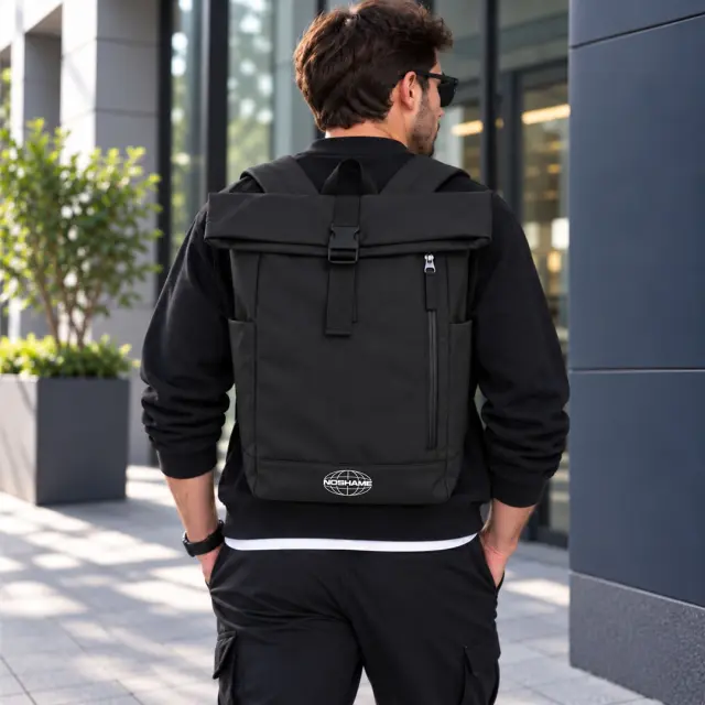 Backpack Noshame® Μαύρο - 982645 - OS