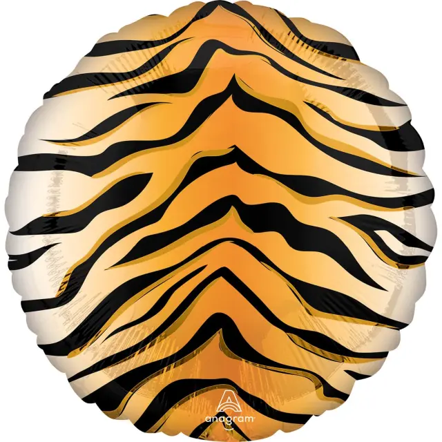 Μπαλόνι Φοιλ 18 Tiger Print Animalz / 46 εκ Τίγρη Animalier - Animal Print