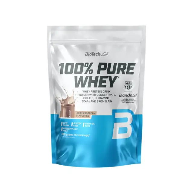 BioTechUSA 100% Pure Whey – 400g Cookies & Cream