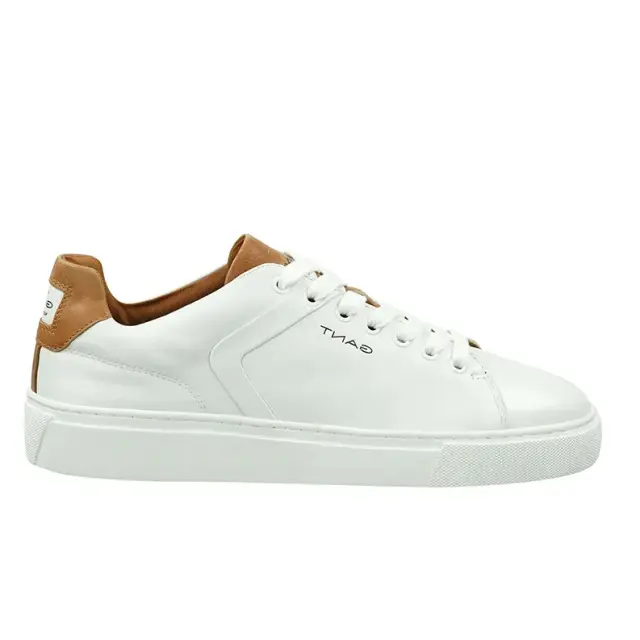 Ανδρικά Δερμάτινα Sneakers Gant Mc Julien 30631891 G28 Λευκό Ταμπά Άσπρο - 42