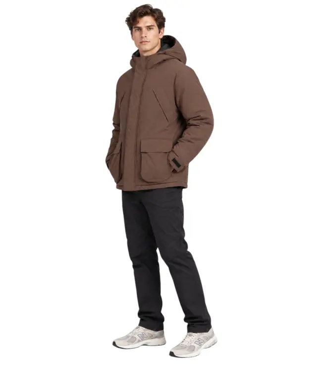Timberland - Ανδρικό Χειμερινό Μπουφάν TBC0YH8J-C35 Καφέ 2