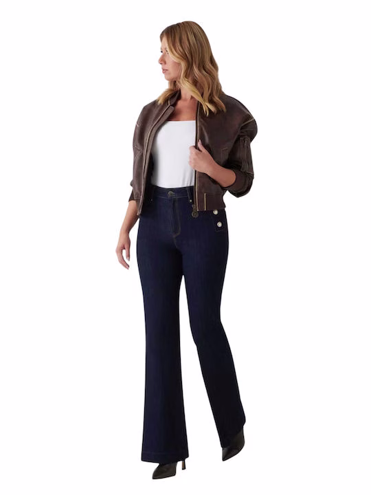 Guess Γυναικείο Jean Παντελόνι Blue Μπλε Σκούρο - 30 3