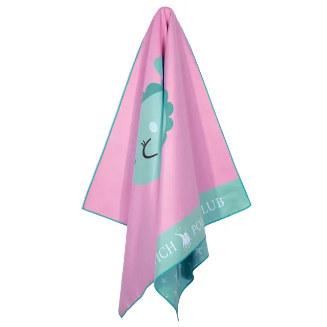Πετσέτα Θαλάσσης 70x140 280gsm Greenwich Polo Club Junior Micro 4176 Pink-Μint 100% Microfiber 2