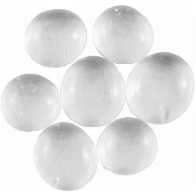 Γυάλινες Πέτρες Καμπουσόν - Crystal Clear - Ø15-20mm - 100gr