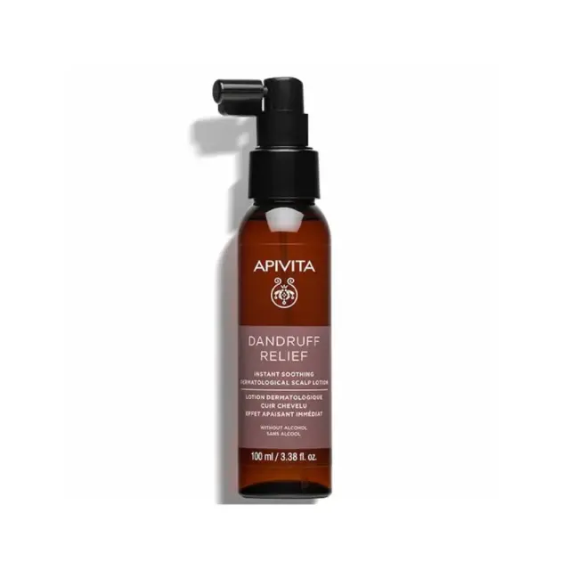 Apivita Dandruff Relief Lotion Άμεσης Ανακούφισης Τριχωτού για Ξηρή και Λιπαρή Πιτυρίδα, 100ml