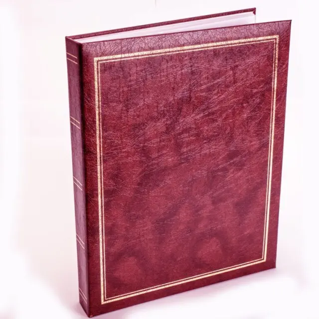 Άλμπουμ με θήκες 27x33cm για 100 φωτογραφίες 15×21 η 15×20 Μπορντό (11120)