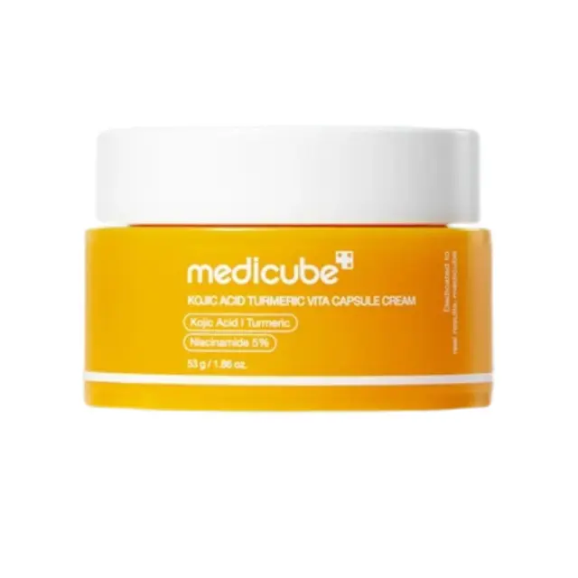 Medicube Kojic Acid Turmeric Vita Capsule Cream 53g - Διφασική κρέμα με κοζικό οξύ για ομοιόμορφο τόνο
