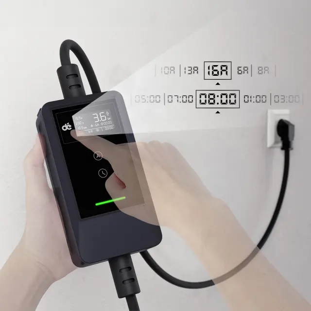 dé 3kW Portable Charger with 10m Cable (APP VERSION) 2