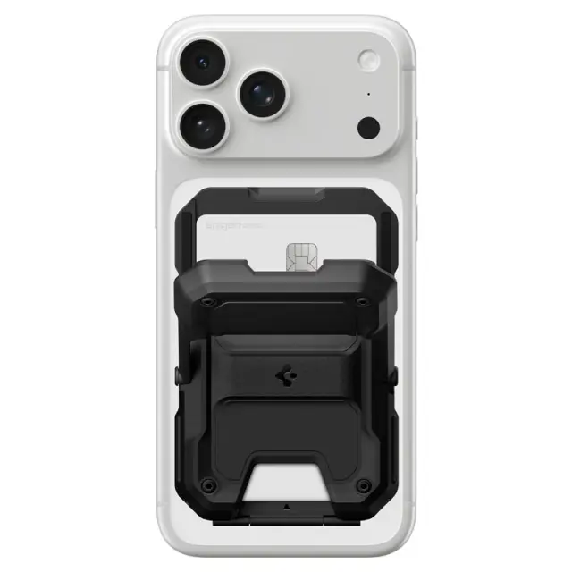 Spigen Tough Armor Pro Wallet MagSafe 5 Card, black