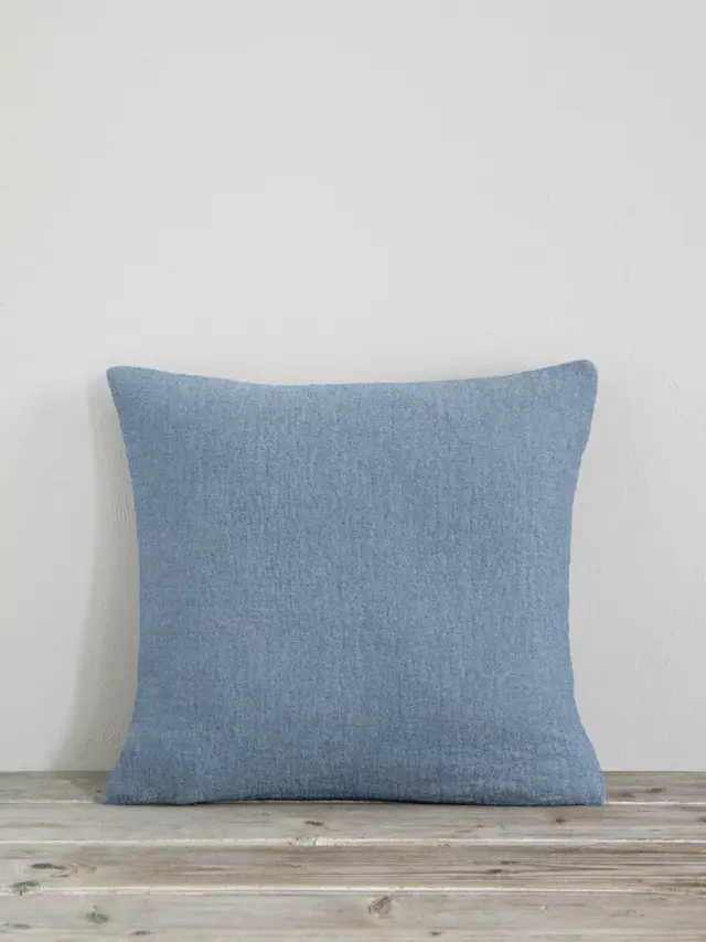 Διακοσμητική Μαξιλαροθήκη 45x45 Nima Azura 80% Βαμβάκι-20% Πολυέστερ- Denim