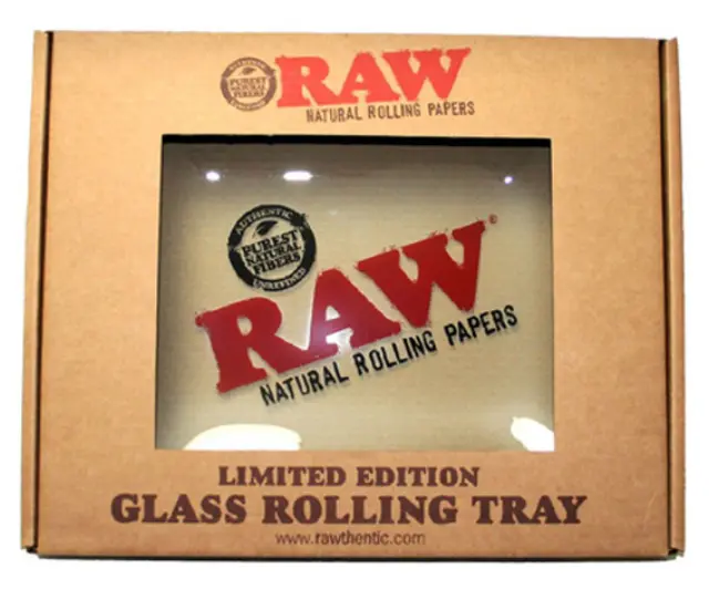 Raw Γυάλινος Rolling Tray Δίσκος - Limited Edition - Large (28x36cm) 2