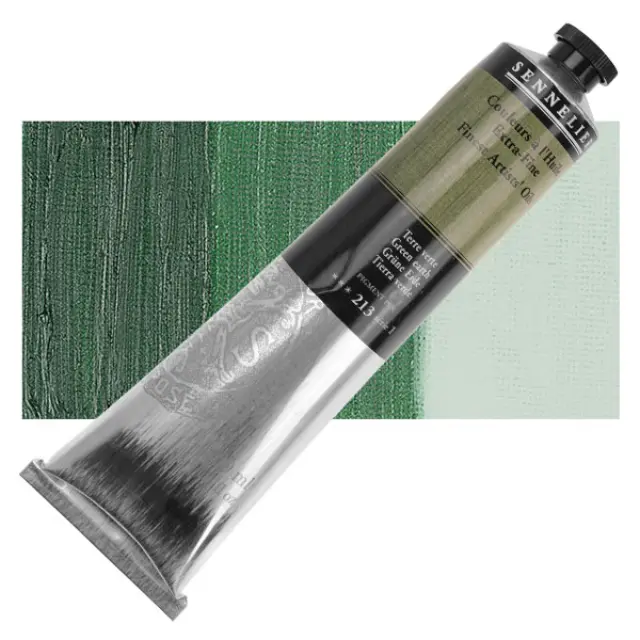 Sennelier Λάδι Finest Artists Oil 213 Green Earth - 200ml