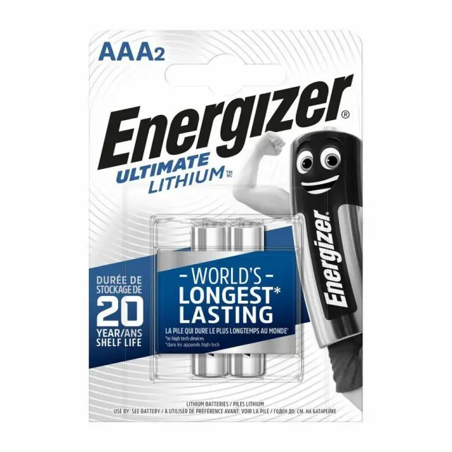 ENERGIZER Ultimate Lithium AAA μπαταρίες λιθίου 1.5V 2 τμχ