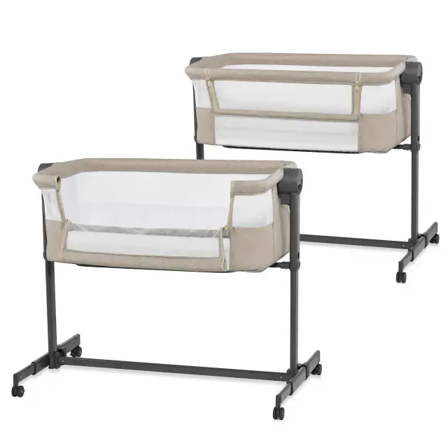 Kinderkraft Neste Up 2 Βρεφικό Λίκνο Συγκοίμησης Beige