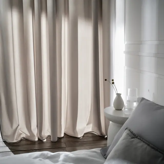 Κουρτίνα με Τρουκς Gofis Home Winter Water Grey 711/34 140x280